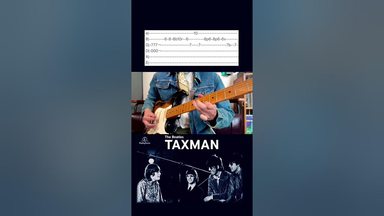 【TAB】Taxman / The Beatles (Guitar Solo)#60s#guitarcover#fender#shorts#georgeharrison#ギター#ビートルズ 【TAB】Taxman / The Beatles (Guitar Solo)#60s#guitarcover#fender#shorts#georgeharrison#ギター#ビートルズ