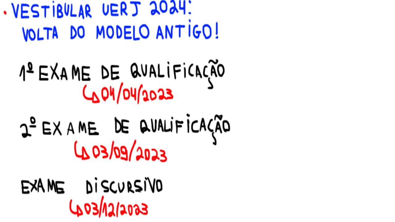 Inscrições para a primeira etapa do Vestibular Uerj 2024 estão