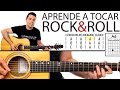 Aprende a tocar Rock & Roll en guitarra! paso a paso y muy fácil! tutorial