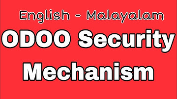 Odoo Security - Groups, Access Rights & Record Rule