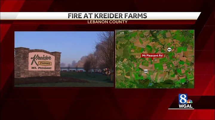 Fire hits Kreider Farm in Lebanon County