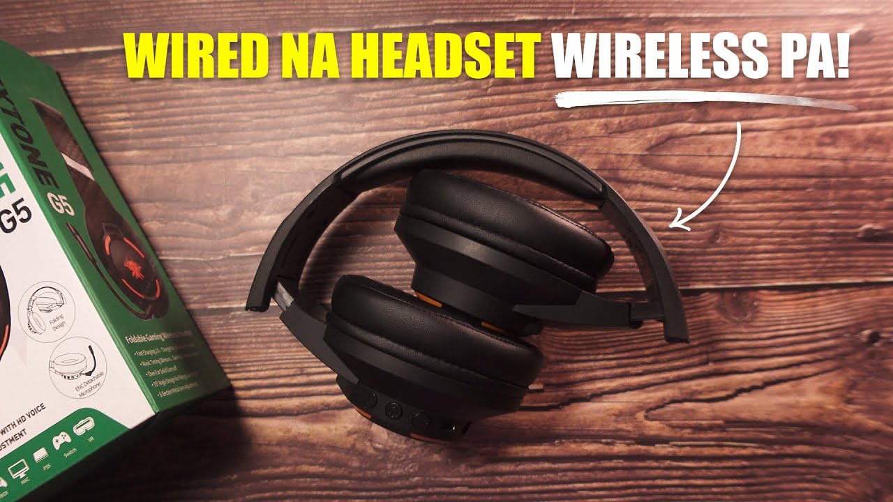 Plextone G5 Review Wired na Wireless?? Foldable Gaming Wireless Headset (Tagalog/English