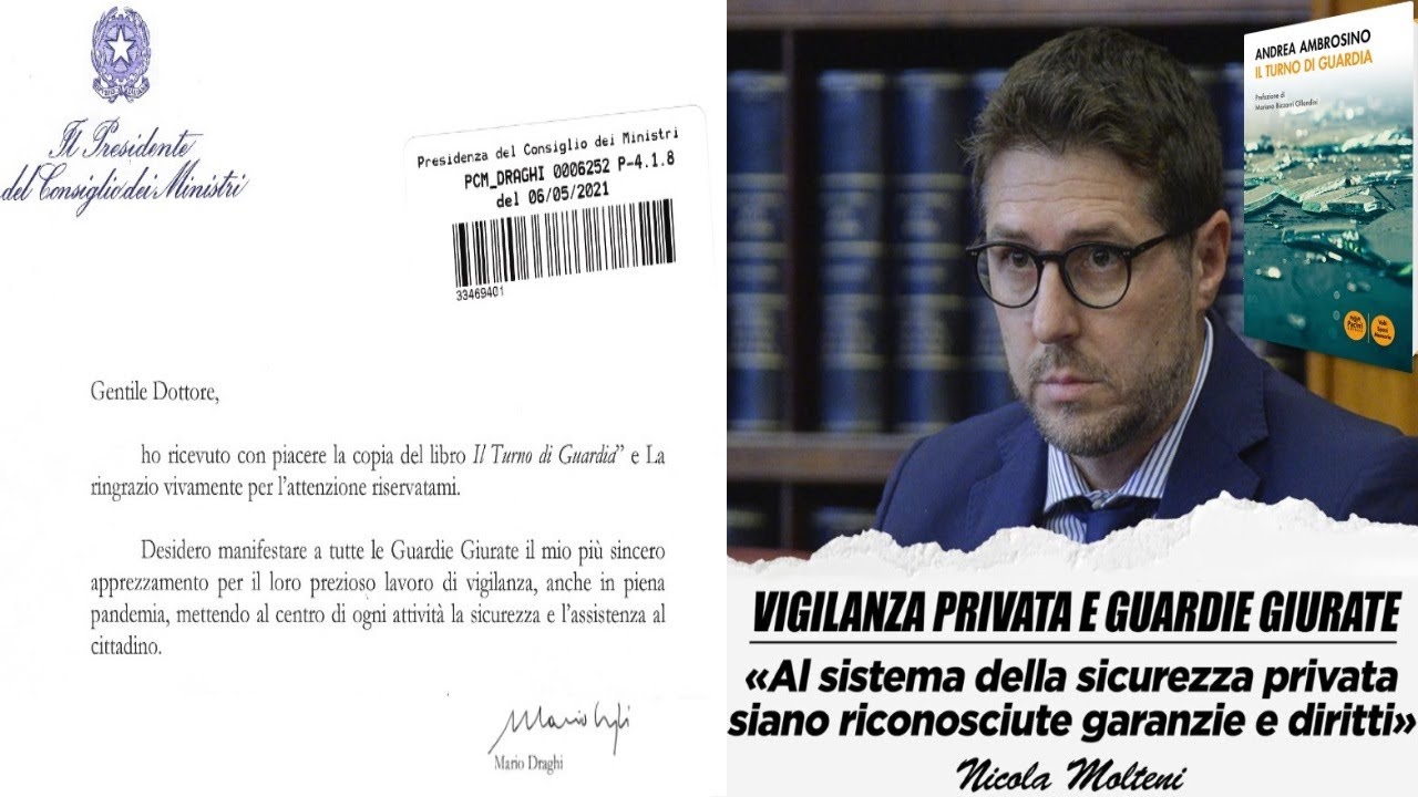 Presentazione in TV del libro IL TURNO DI GUARDIA dedicato alle Guardie Particolari Giurate Italiane