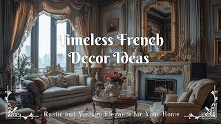 Timeless French Decor Ideas: Rustic and Vintage Elegance for Your Home screenshot 5