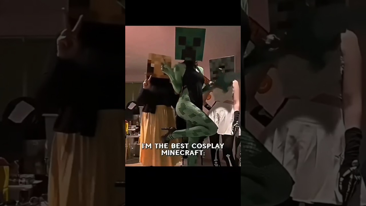 insane Minecraft cosplay 🔥🔥🔥  