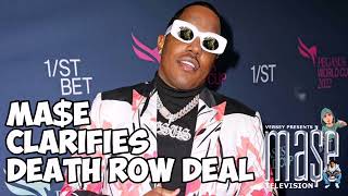 **NEW** Mase clarifies his deal with Death Row Records !