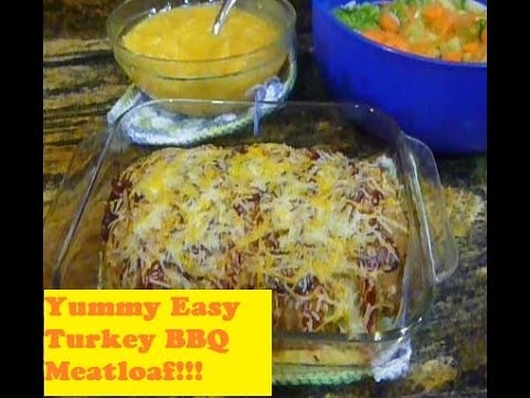 Easy Turkey BBQ Meatloaf | Cooking video Tutorial