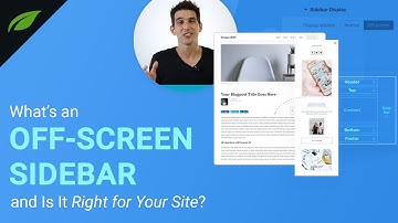 Embrace Full Screen Site Design with Off-Screen Sidebars in Thrive Theme Builder