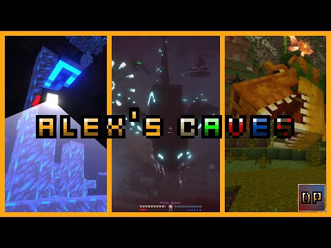 Видео: Полный обзор мода Alex's Caves на русском / Гайд Alex's Caves 1.20.1