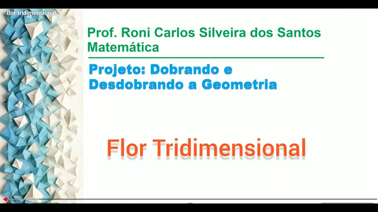 flor tridimensional