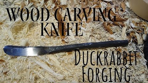 Creating a Handmade Curved Carving Knife from Scratch