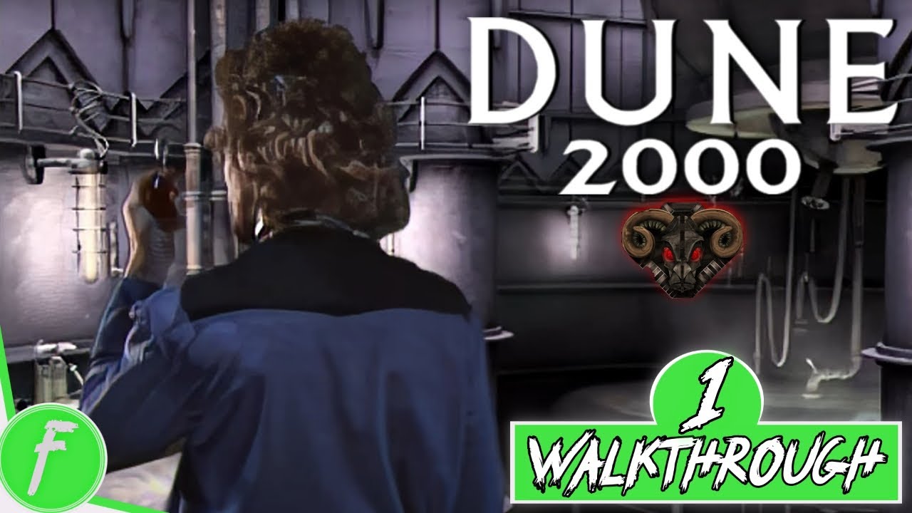 Dune 2000 Harkonnen Campaign FULL WALKTHROUGH Gameplay HD (PS1) | NO ...