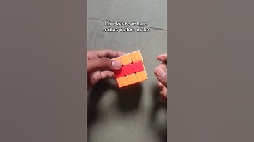 Rubik Cube checker board  and Mainas pattern make #shorts