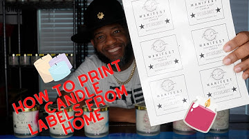 Diy candle labels how to make your own labels from home