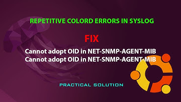 UBUNTU FIX: Numerous colord errors in syslog
