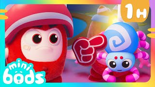 spoilsport spider minibods rob robot friends funny kids