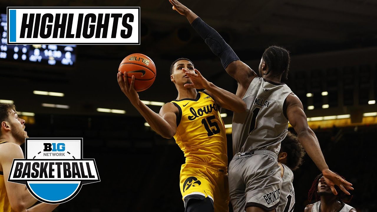 Western Michigan at Iowa | Big Ten Men's Basketball | Highlights | Nov. 22,  2021