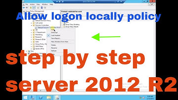 How to Enable Allow logon locally in windows server 2012 R2 in Hindi | GPO in Sever 2012 R2- PART 8