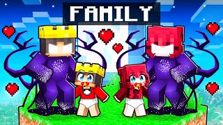 Having A DARK FAMILY in Minecraft!