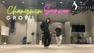 Q & SUNWOO (Dance) - 으르렁 (Growl) by EXO