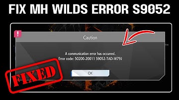 Fix Monster Hunter Wilds Connection Error (S9052 TAD W79J)