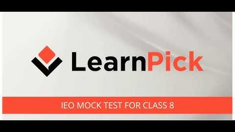 English Grammar Practice IEO Mock Test. Class 8. All Boards