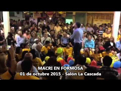 Macri en Formosa, defiende a Carlitos Tévez