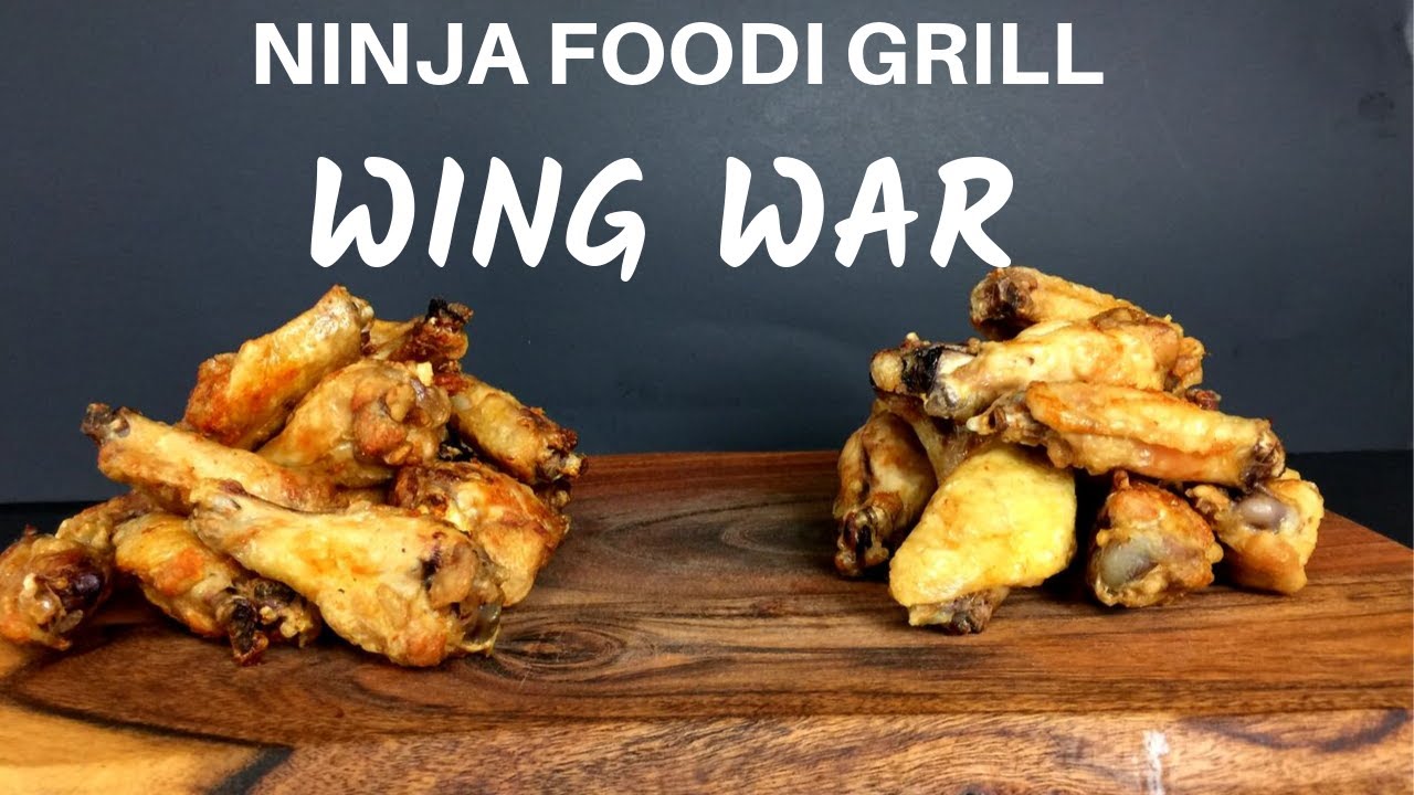 NINJA FOODI GRILL VS NINJA FOODI XL GRILL! WING BATTLE!