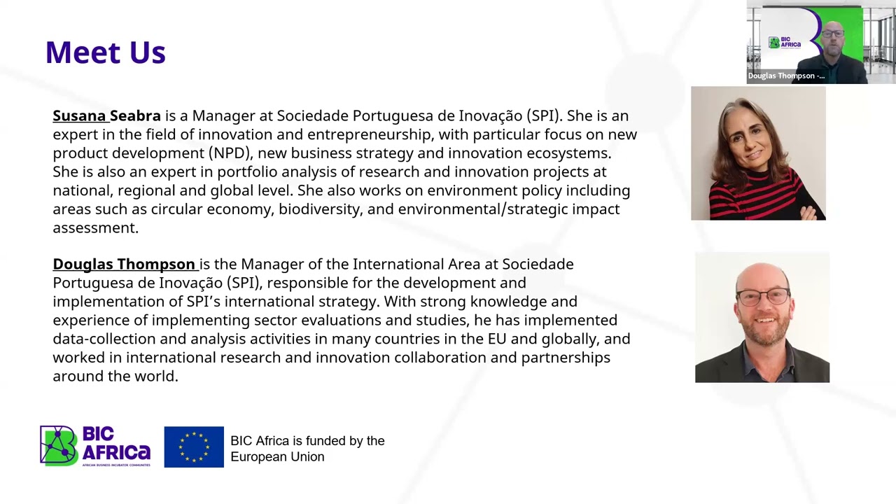 BIC Africa Online Training 2026 for African Business Incubators: Product Development Session 19 Feb