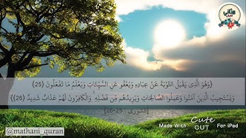 تلاوة خاشعة | سورة الشورى ، وديع اليمني {وهو الذي يقبل التوبة عن عباده}