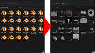 how to see blender thumbnails in file explorer screenshot 2