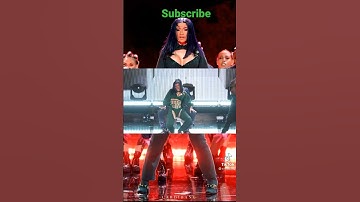 Thumbnail of Cardi b and offset performing live on stage #shorts