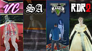 Scary Ghosts In Gta & Rdr Games Halloween Special