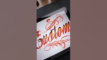 Calligraphy iPad Pro procreate ✏️ #ipadpro #procreate #pencil  #moderncalligraphy