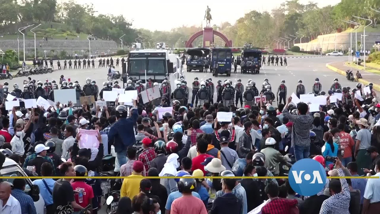 တနလၤာေန႔ ေနျပည္ေတာ္ စစ္အာဏာသိမ္း ကန္႔ကြက္ဆႏၵျပပြဲ