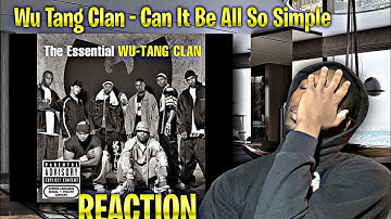 RAE & GHOST TOUGH! Wu-Tang Clan - Can It Be All So Simple REACTION | First Time Hearing!