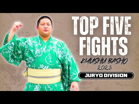 Top 5 Bouts Of Day 15 KYUSHU BASHO 2025 Juryo Division