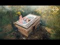 🛀Incredible Off-Grid Wood Fired Bath Tub COMPLETE! Portuguese Homestead Series