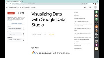 Visualizing Data with Google Data Studio || #qwiklabs || #GSP197