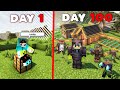 I Completed 100 Days in This Chunk - Minecraft One Chunk Gameplay #9