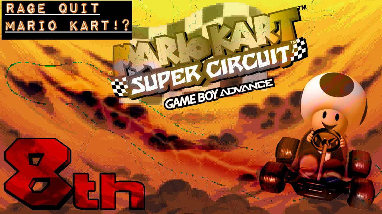 😡RAGE QUIT IN MARIO KART?!? [ Mario Kart Super Circuit! ]