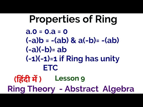 Properties of Ring