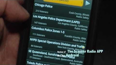 App Review - Scanner Radio