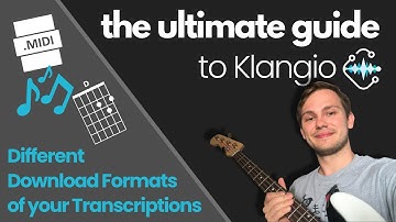 Different Download Formats of your Transcription | The Ultimate Guide to Klangio