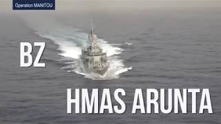 Frigate Arunta, record MEAO deployment