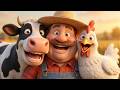 Ali Baba'nın Çiftliği 🐮 Gerçek Hayvan Sesleri ile Eğitici Çocuk Şarkısı (Hamur Animasyon)