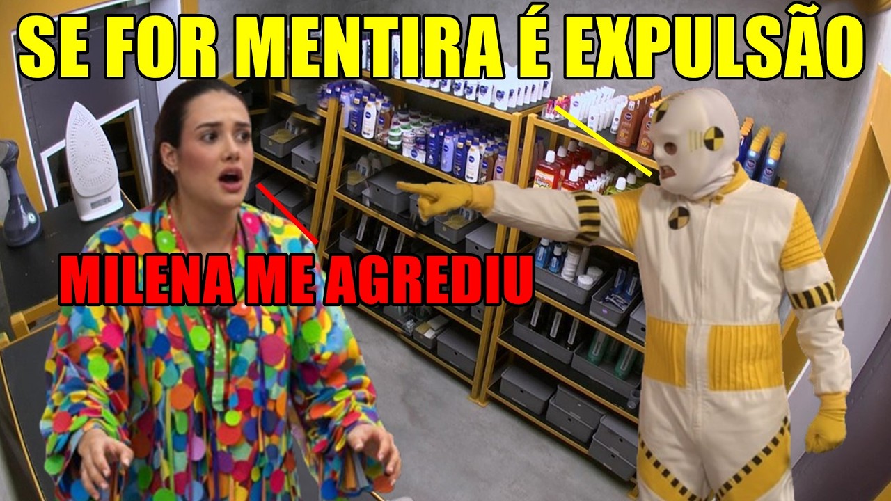 JORDANA VAI NA DISPENSA MANDA EXPULSA MILENA