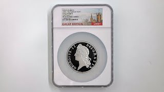 2022年 ジョージ1世 NGC PF69UC 銀貨 2ポンド 君主コレクション イギリス 2ポンド銀貨 1オンス 2022年 英国君主コレクション