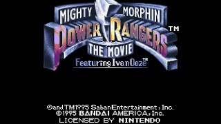 Mighty Morphin Power Rangers: The Movie (SNES) 【Longplay】