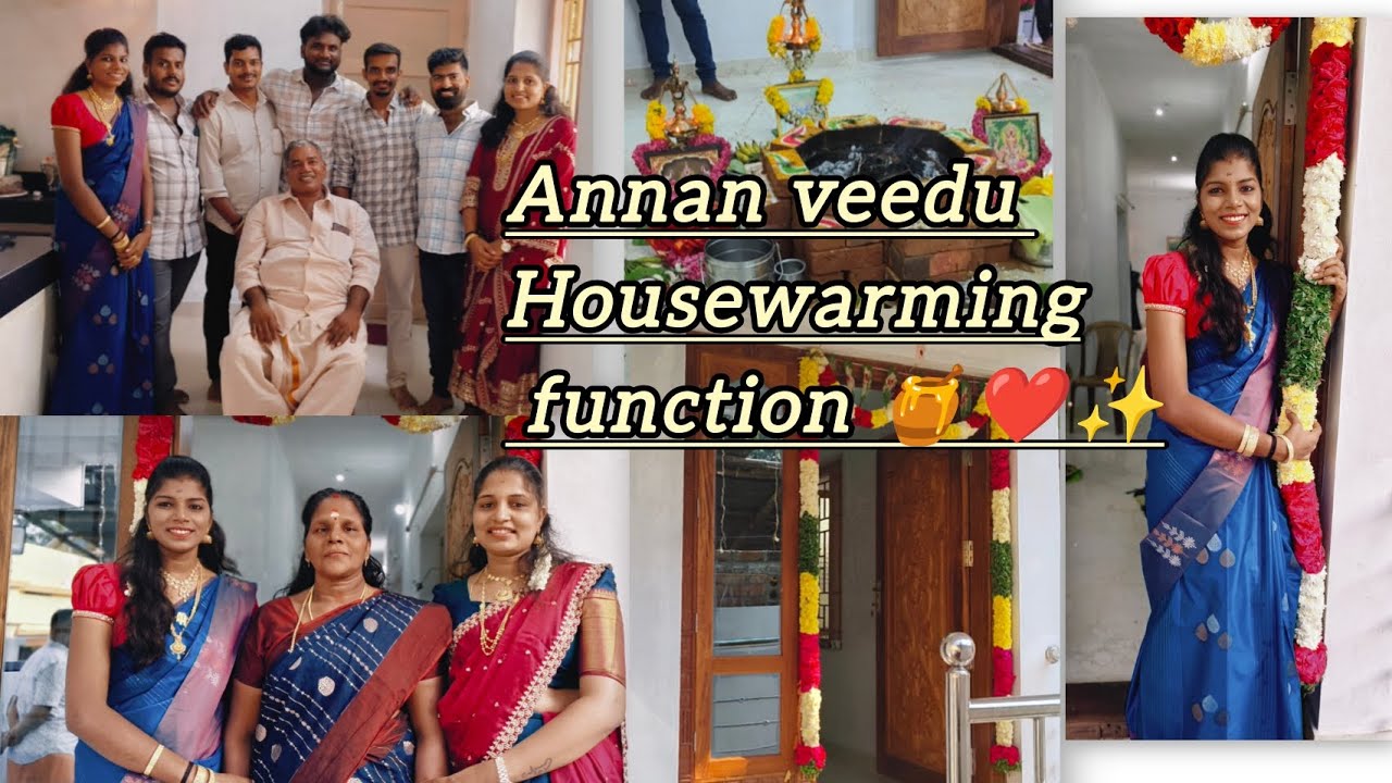  Annan veedu Housewarming function 🍯💫❤️family ellarum full enjoyment 💖😍#function#familytime#house 